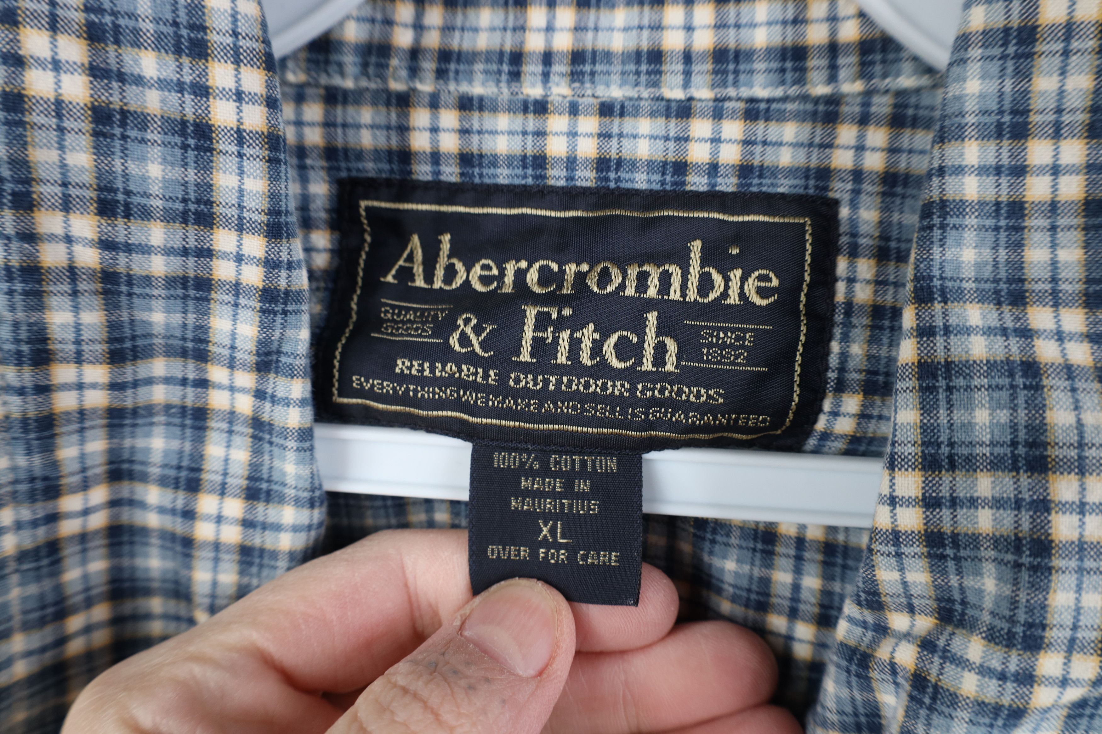 Abercrombie & Fitch Vintage 90s Y2K Abercrombie & Fitch Short Sleeve Shirt Size US XL / EU 56 / 4 - 7 Thumbnail