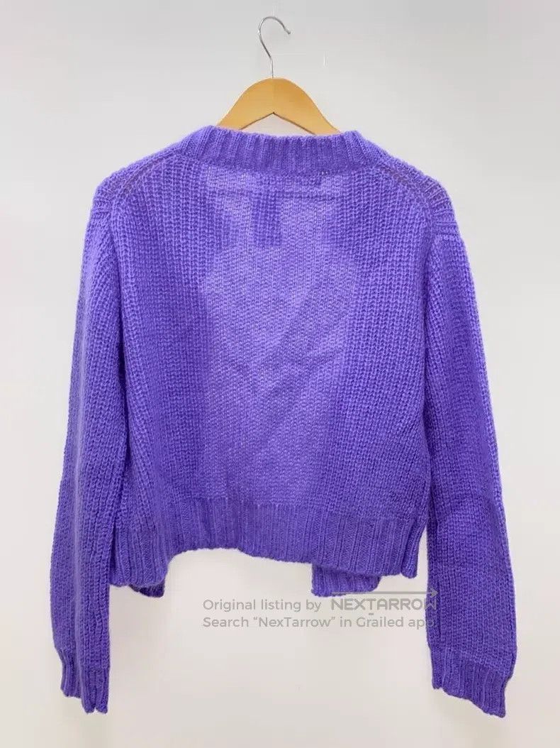 Junya Watanabe JUNYA WATANABE Purple knitted cardigan Size S / US 4 / IT 40 - 2 Thumbnail