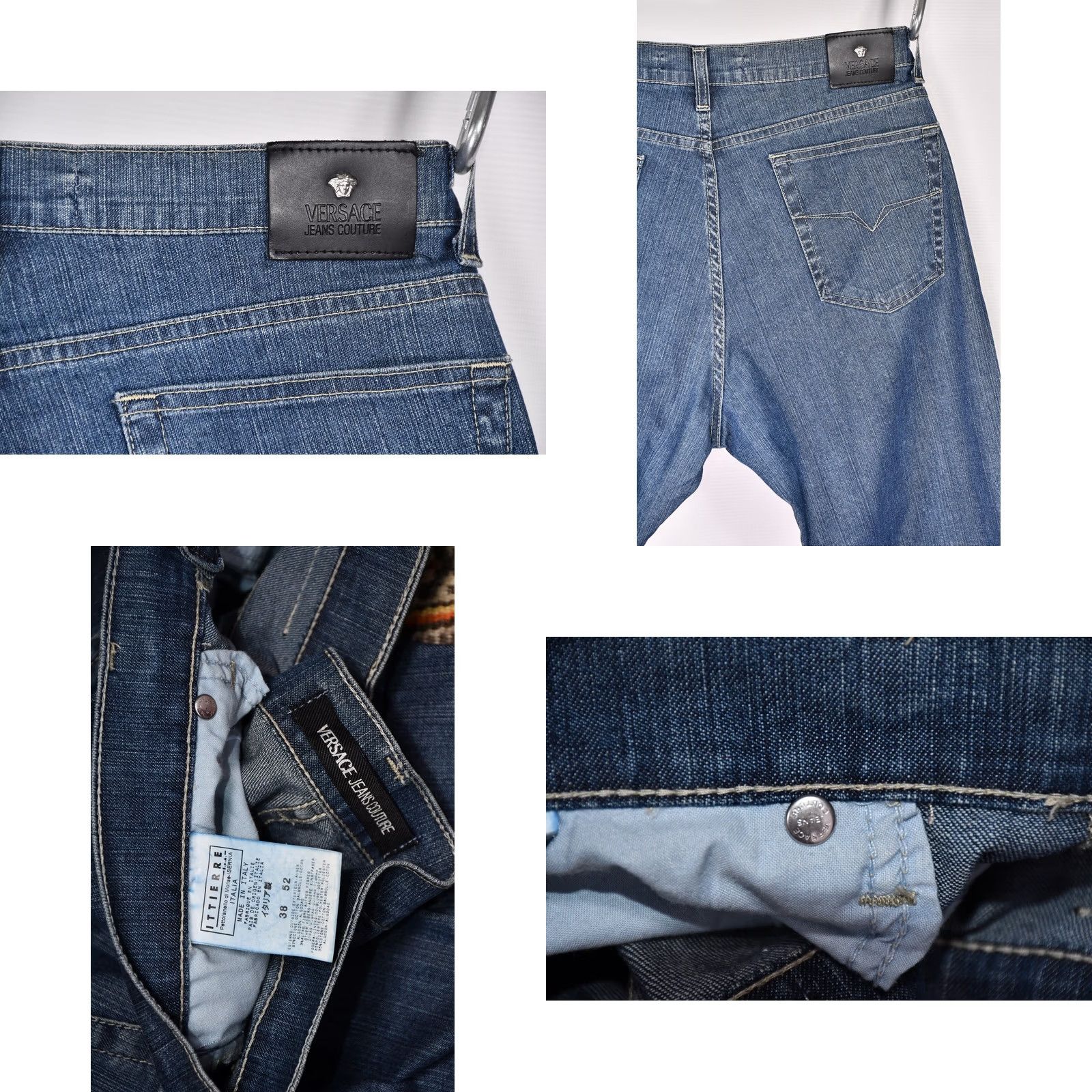 Versace Jeans Couture VERSACE JEANS COUTURE Jeans Men’s size 52 Denim Blue 97% Cotton 3% Other Straight Vintage No N/A N/A Size US 36 / EU 52 - 8 Thumbnail