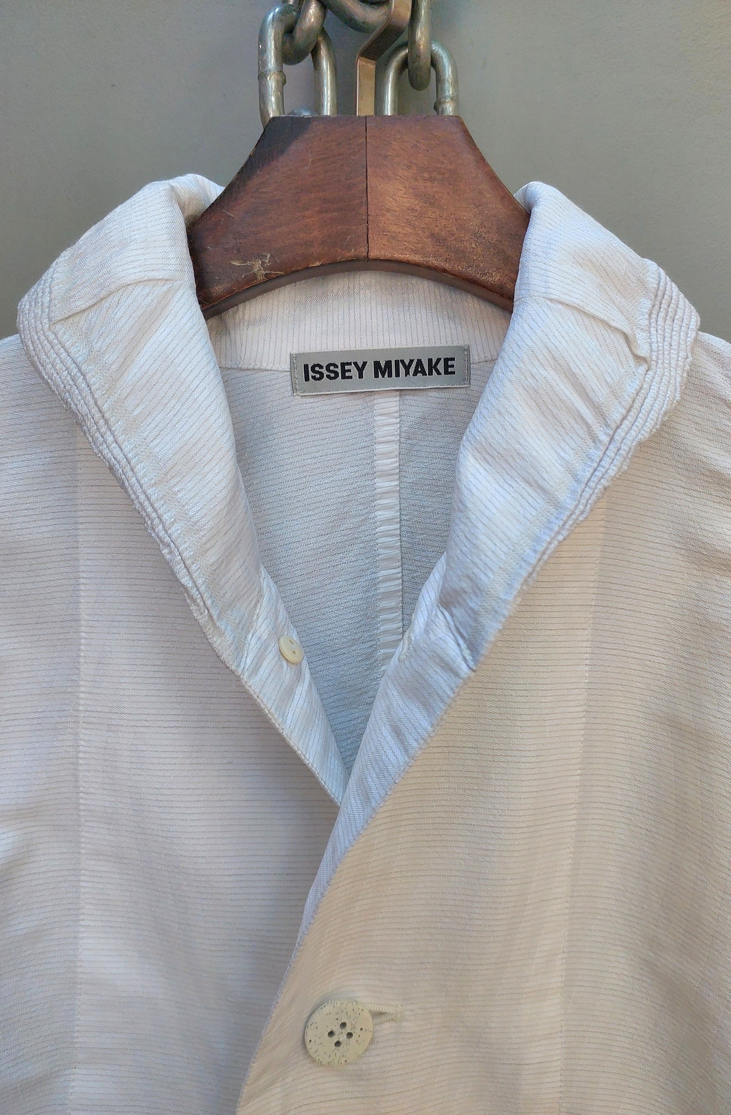 Issey Miyake Issey Miyake White Long Coat Size XS / US 0-2 / IT 36-38 - 12 Thumbnail