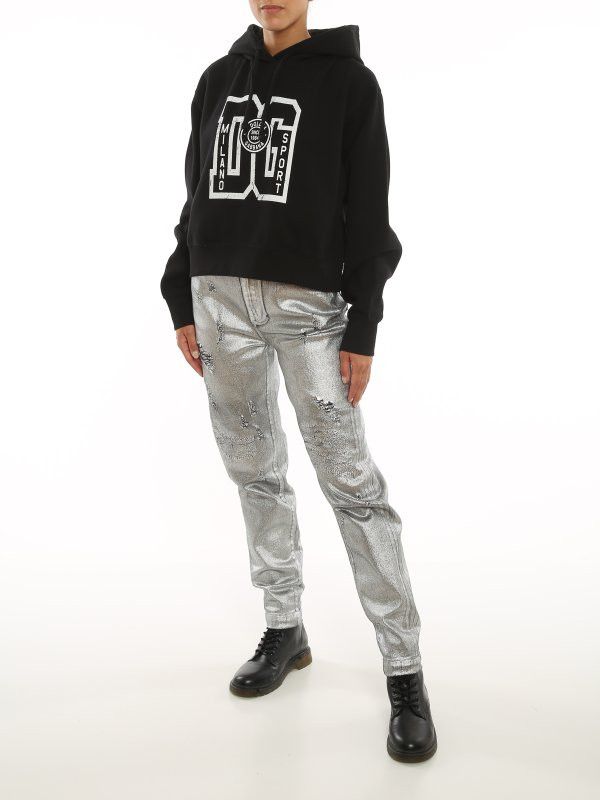 Dolce & Gabbana o1y0825 Denim Pant in Silver Size 26" / US 2 / IT 38 - 3 Thumbnail