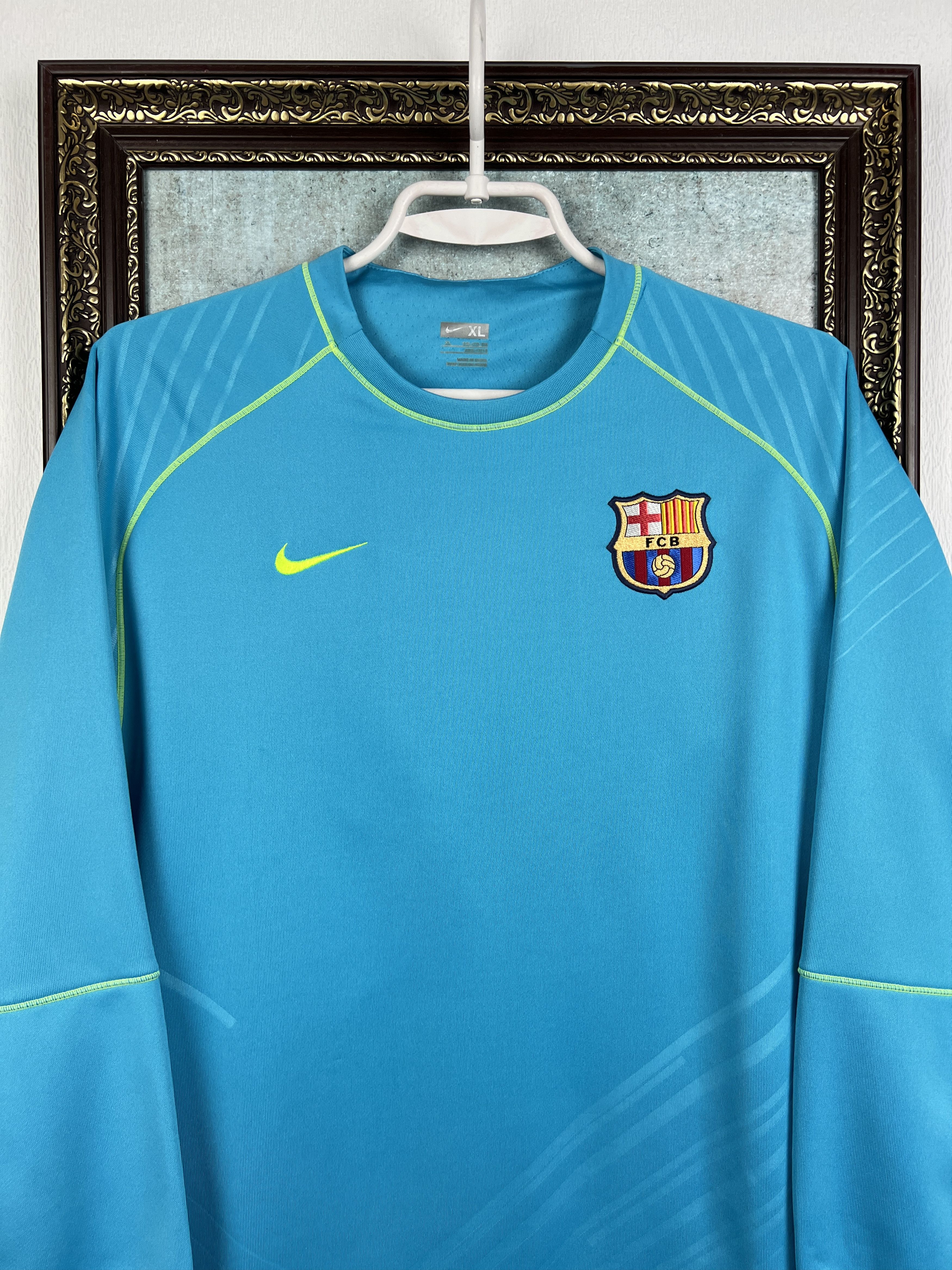 Nike FC Barcelona Football Sweatshirt Soccer Jacket Track Kids XL Size US XS / EU 42 / 0 - 2 Thumbnail