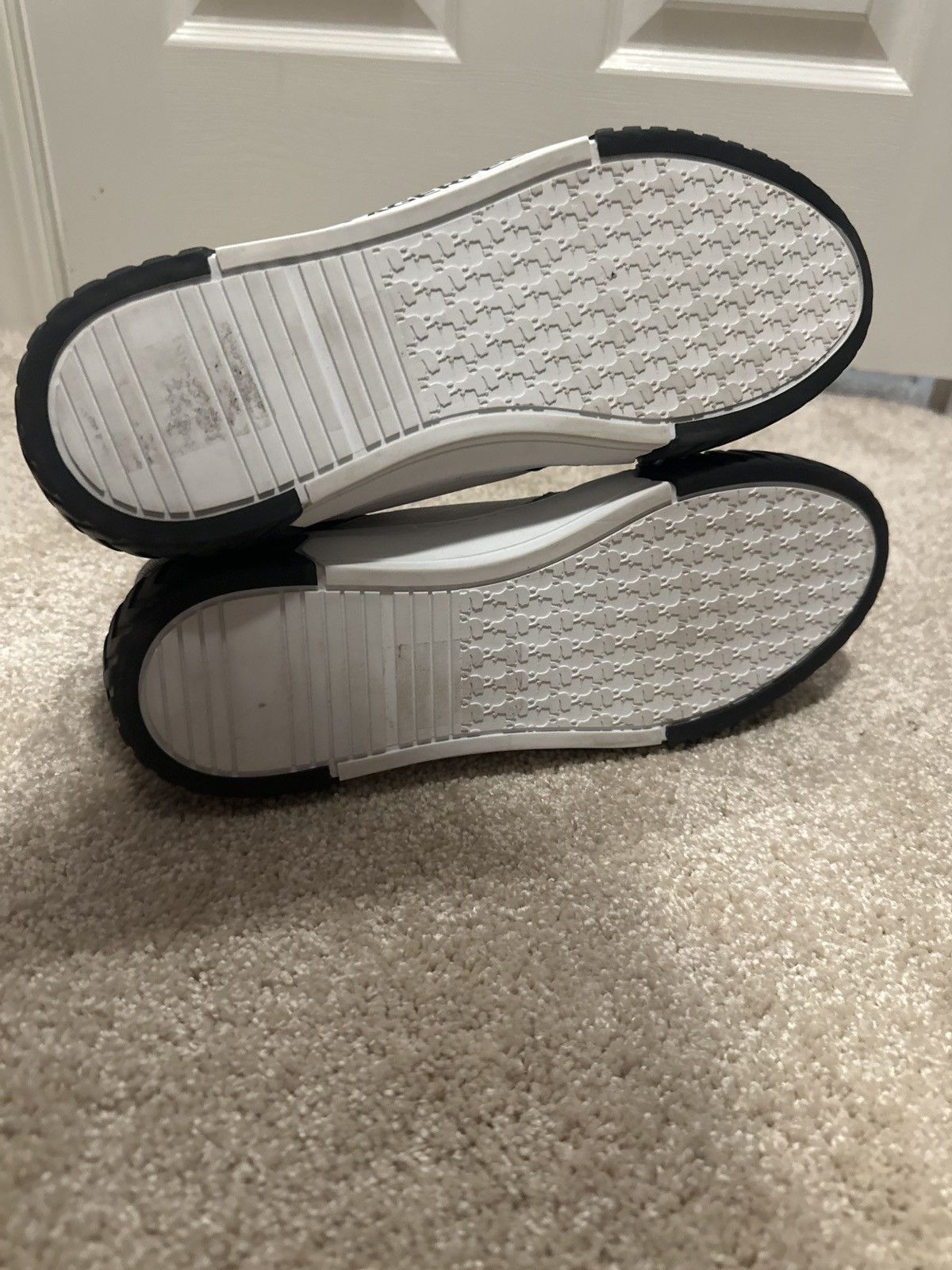 Karl Lagerfeld Karl Lagerfeld Leather & Python Print Midtop Sneakers Size US 11.5 / EU 44-45 - 6 Thumbnail