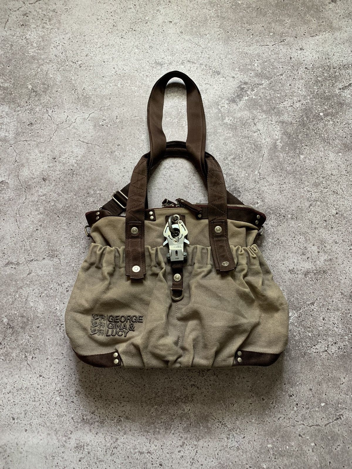 RARE George Gina & Lucy GGL Bag vintage Y2K HEAVY bag