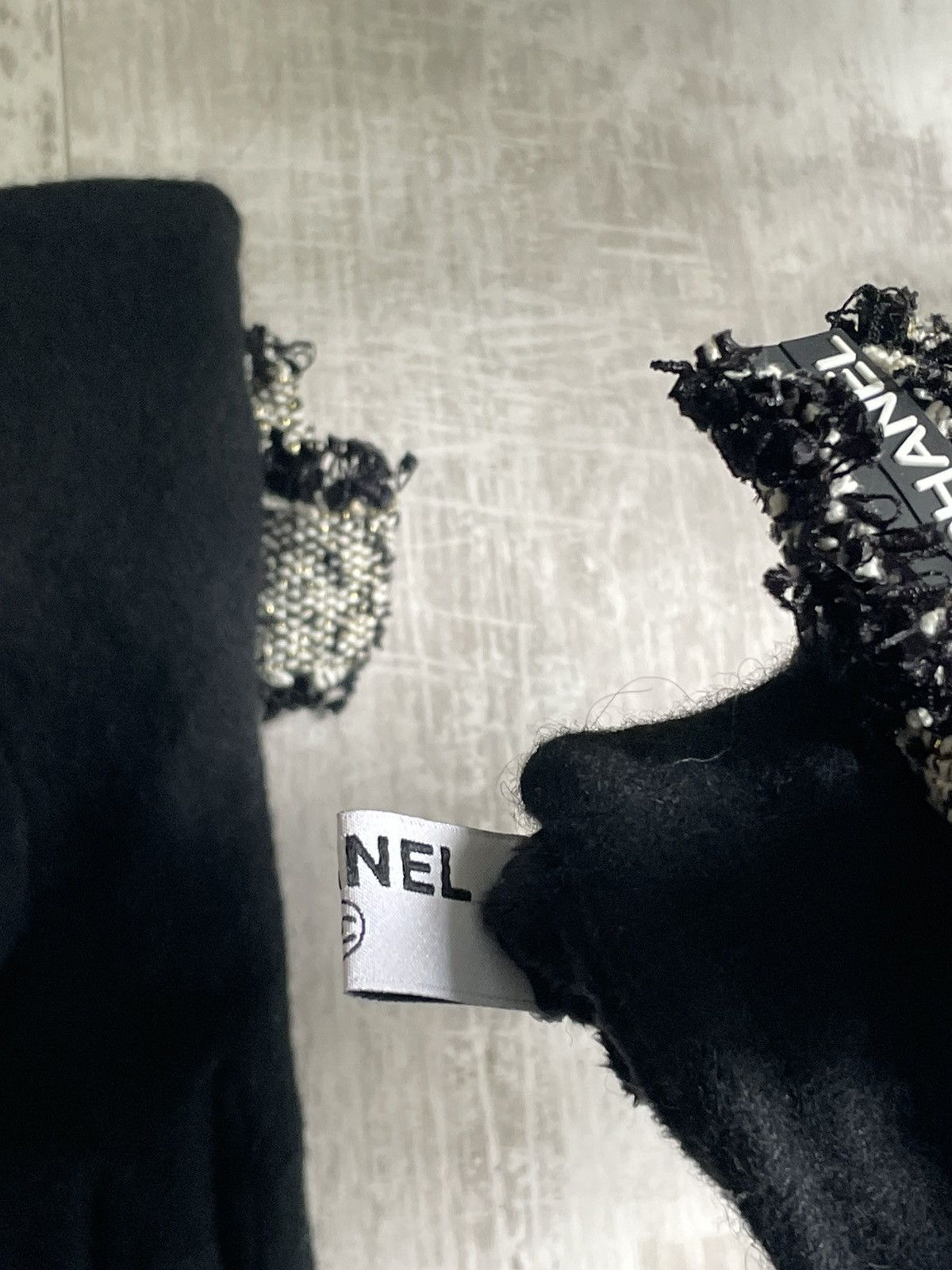 Chanel Chanel Black Gloves Size ONE SIZE - 8 Thumbnail