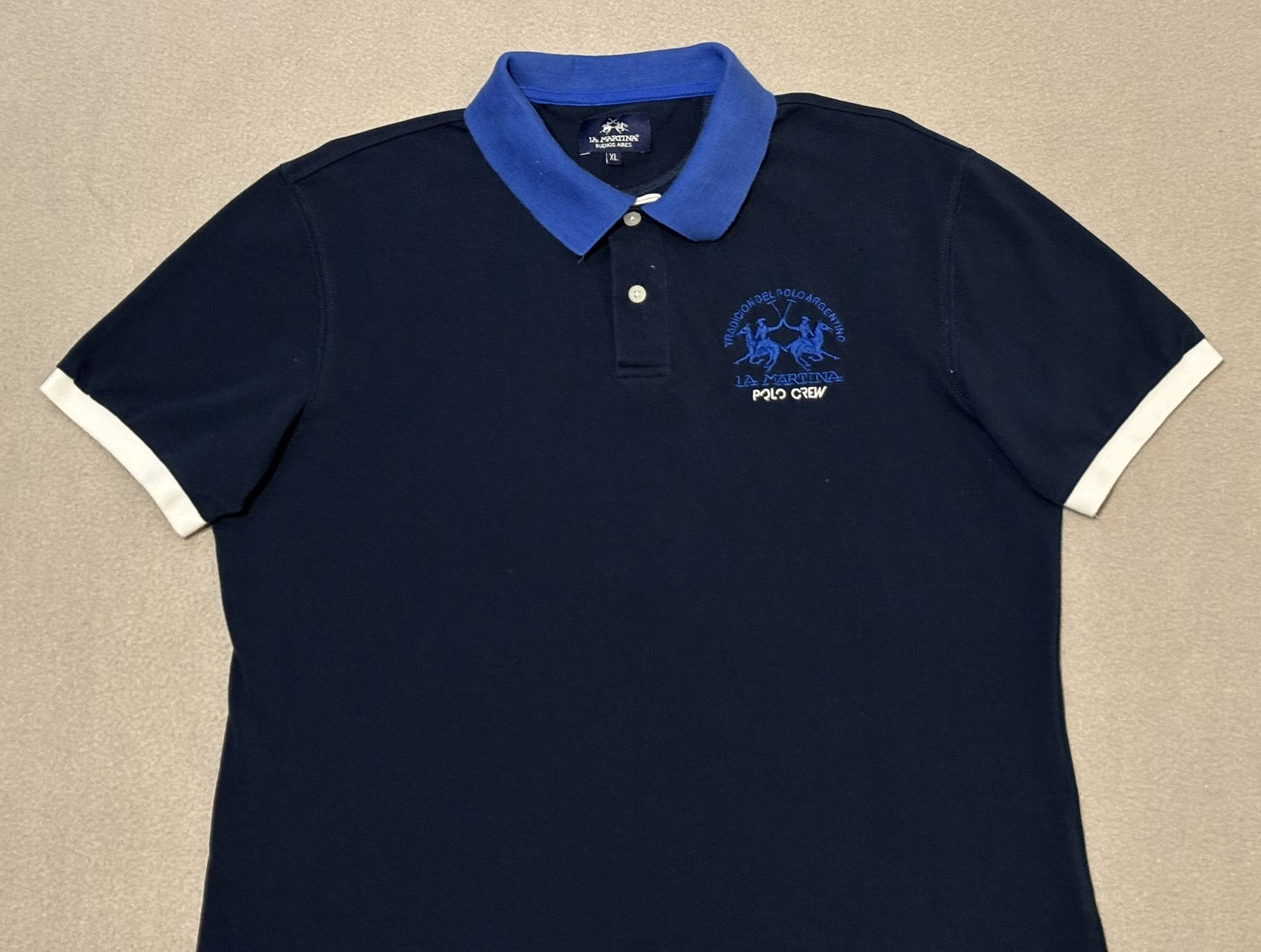 La Martina La Martina slim fit Navy Polo Size. XL Size US XL / EU 56 / 4 - 2 Thumbnail