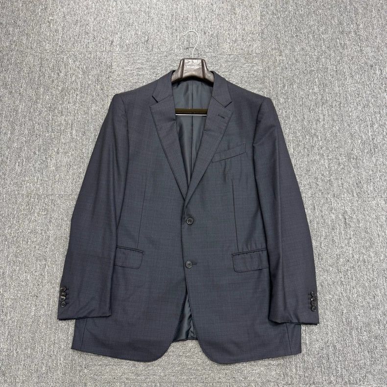 Ermenegildo Zegna Zegna Su Misrua Check Wool Blazer Size US XXL / EU 58 / 5 - 1 Thumbnail