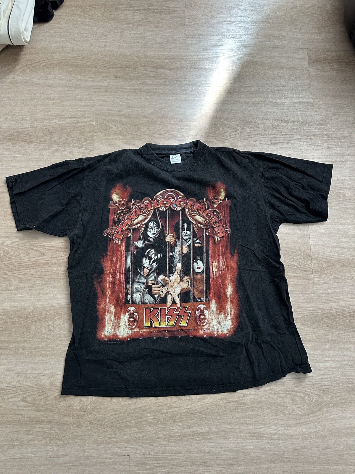 KISS Kiss Single Stitch 1997 Psycho Circus Vintage Band T-Shirt Size US XL / EU 56 / 4 - 1 Thumbnail