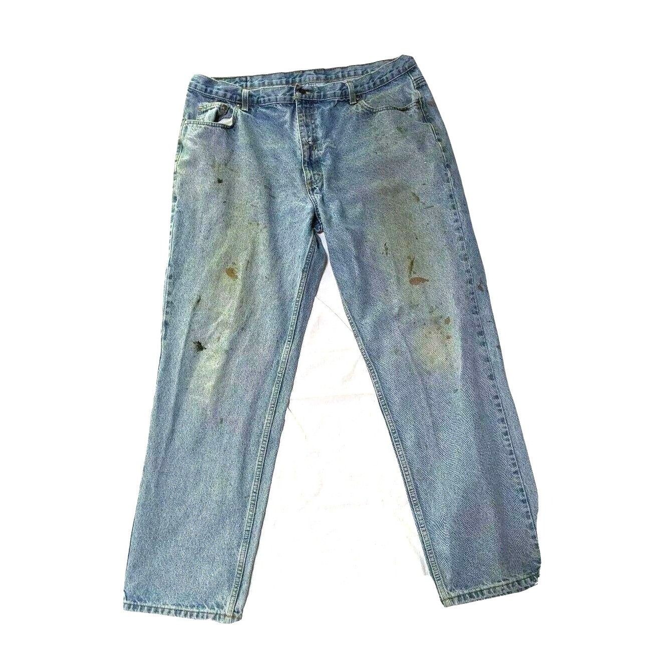 Other Members Mark Mens Work Stained Jeans/Pants 40x32 34c Size US 40 / EU 56 - 4 Thumbnail