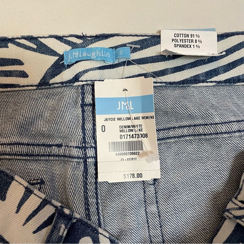 J.McLaughlin NWT New $178 J. McLaughlin Jaycie Willow Lake Straight Fit Size 25" / US 0 / IT 36 - 6 Thumbnail