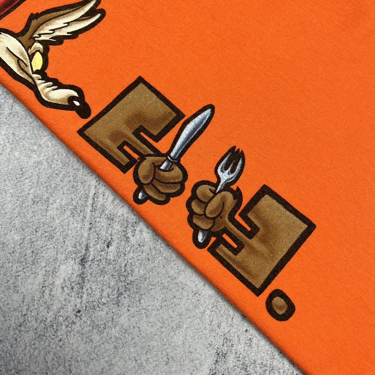 Warner Bros Vintage Wile E Coyote cartoon humor tee 1998 Size US S / EU 44-46 / 1 - 19 Thumbnail