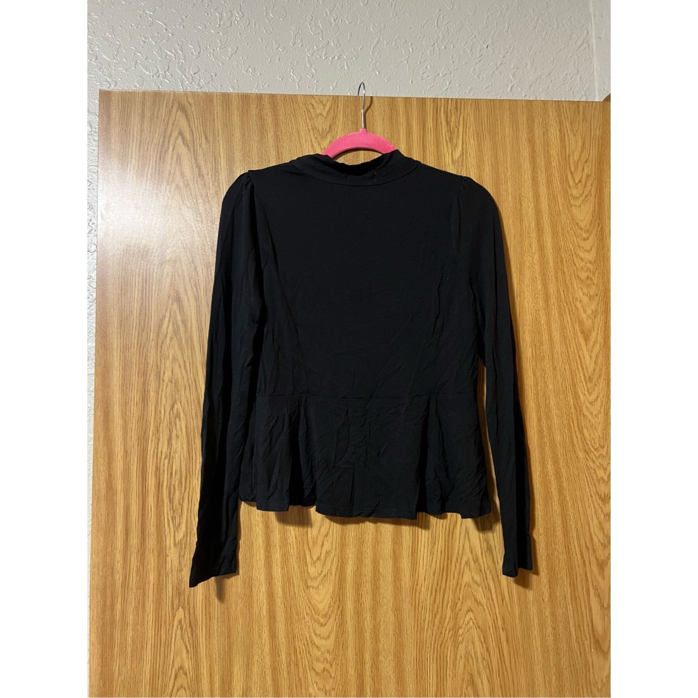 BKE Red By BKE Black Long Sleeve Top Woman’s Size Large Size L / US 10 / IT 46 - 9 Thumbnail