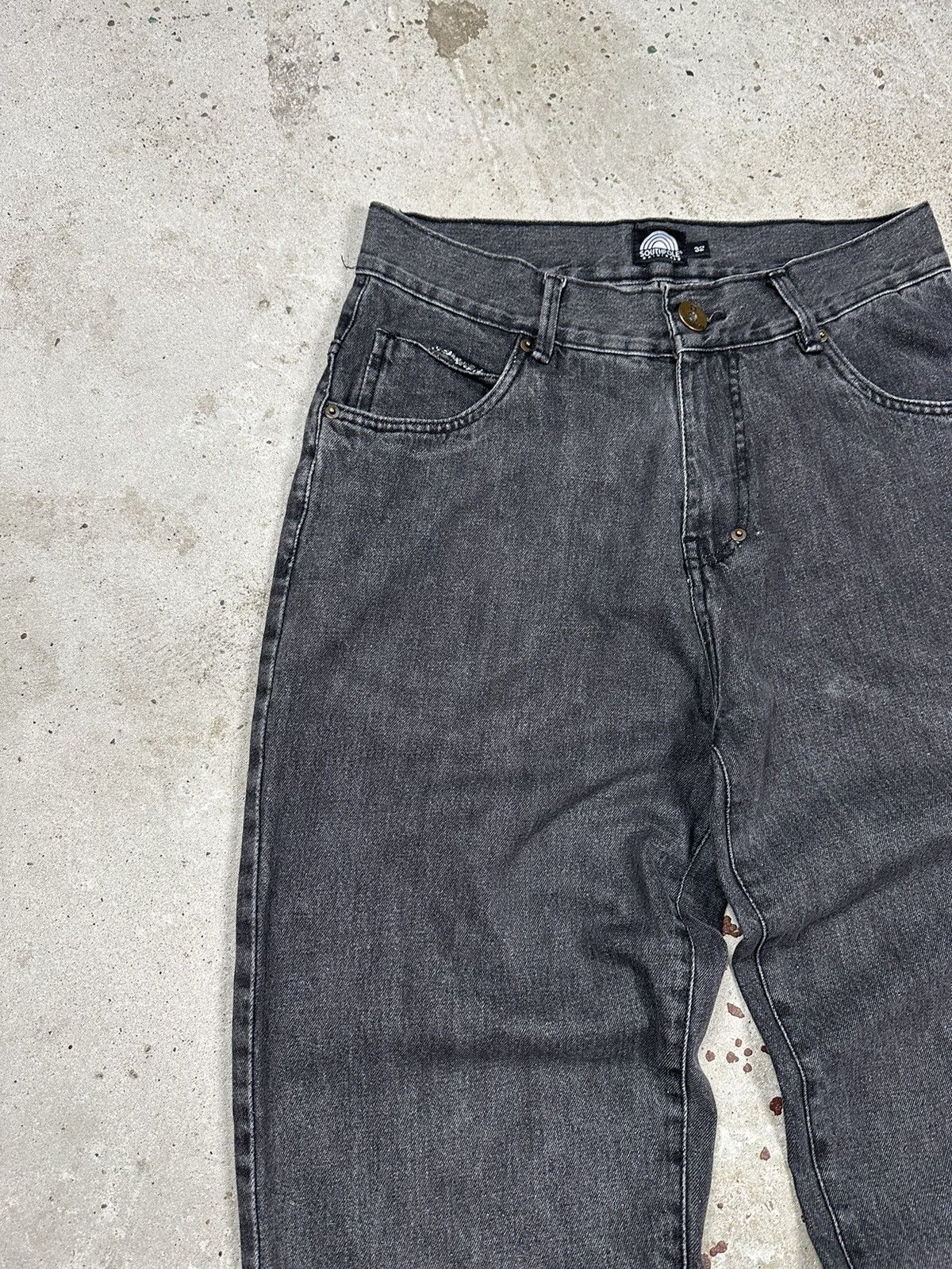 Southpole × Vintage Vintage Southpole Grey Baggy Embroidery Logo Denim Pants Size US 32 / EU 48 - 5 Thumbnail