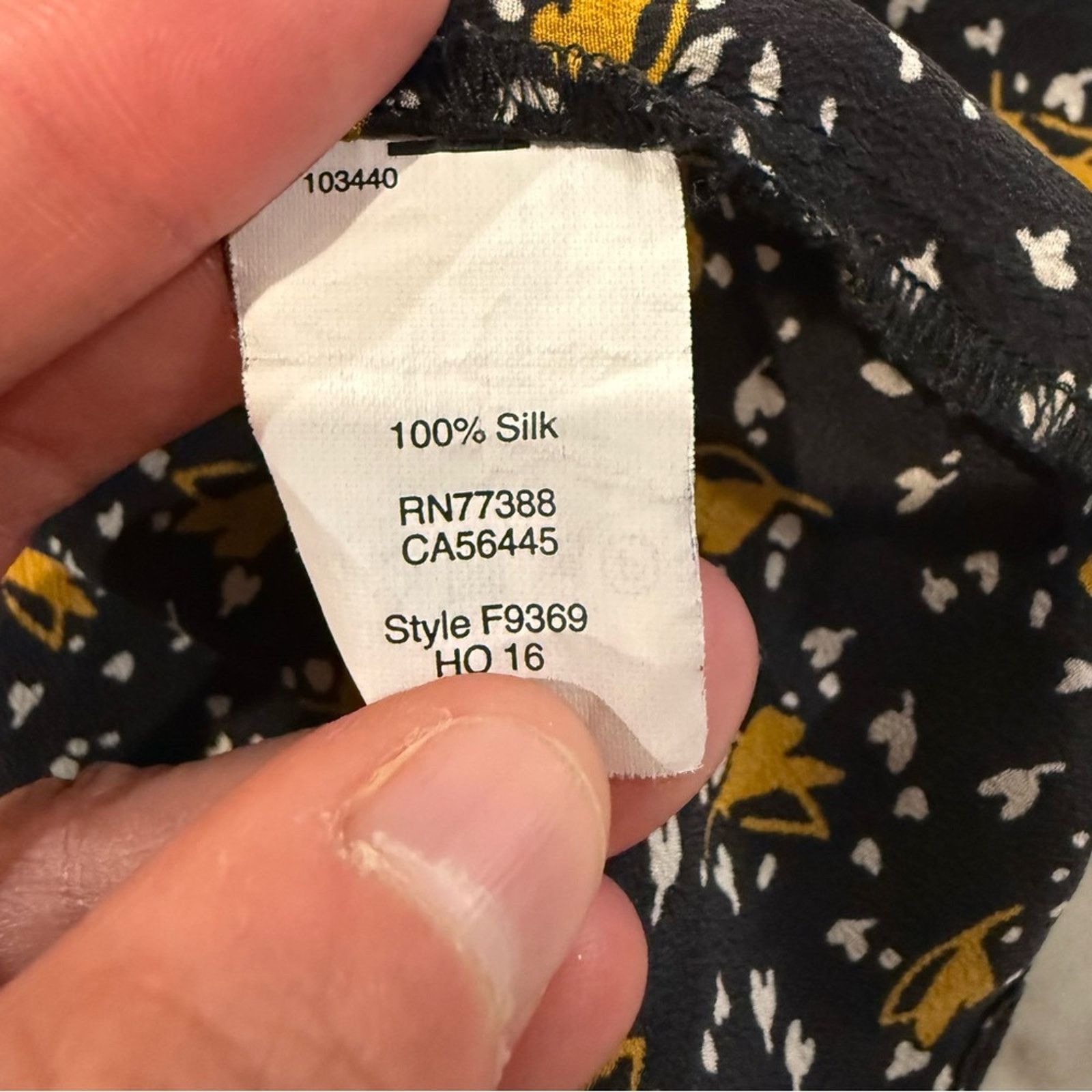 Madewell Madewell Falling Leaves 100%Silk OffShoulder Blouse Womens M Size M / US 6-8 / IT 42-44 - 6 Thumbnail