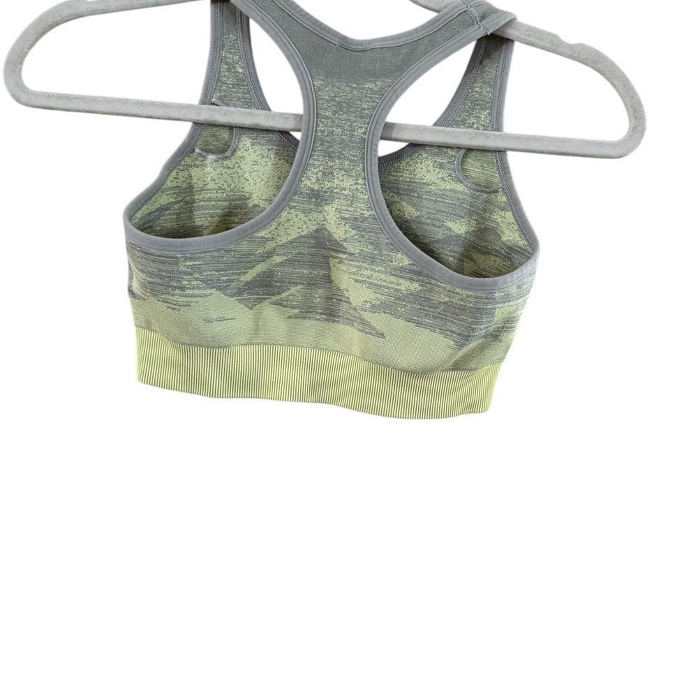 Gymshark Gymshark Gray and Yellow Racerback Sports Bra Size S / US 4 / IT 40 - 5 Thumbnail