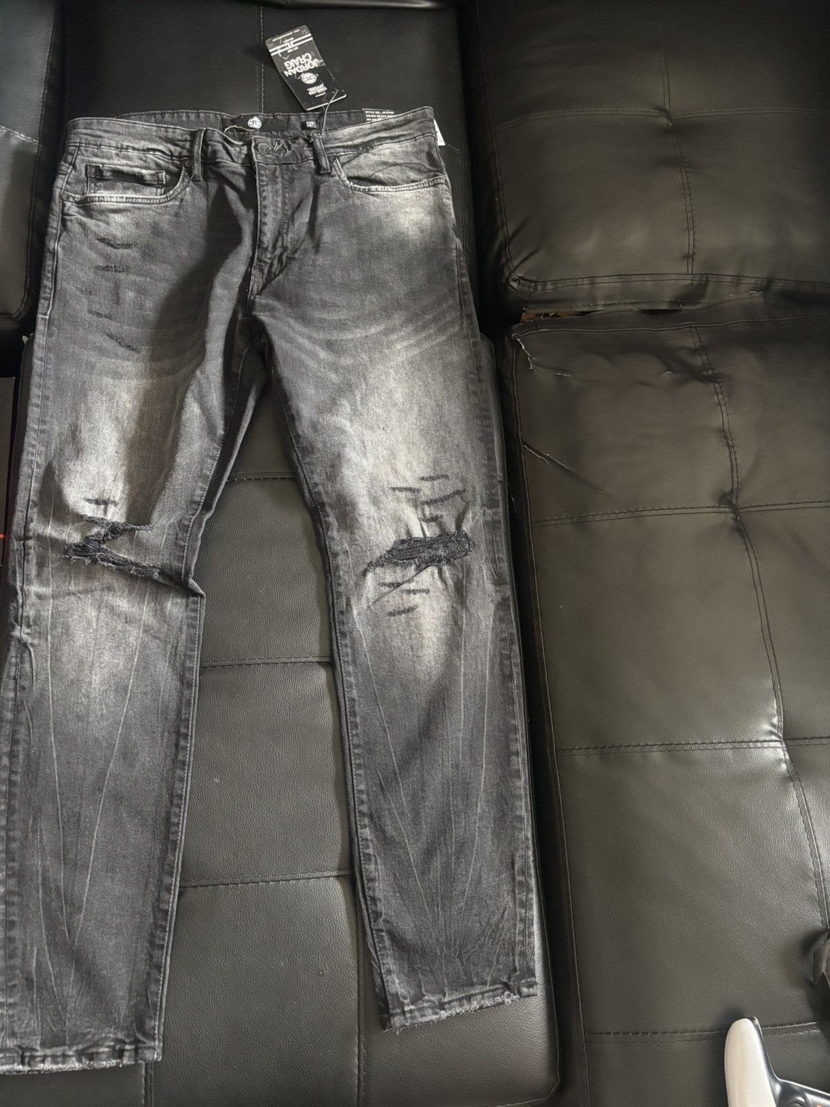 Jordan Craig Black shadow Jordan craig jeans Size US 34 / EU 50 - 1 Thumbnail