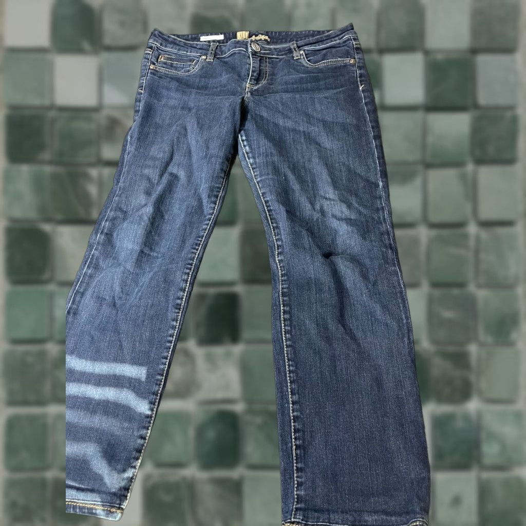 Vintage KUT from the Kloth Jeans Womens Size 10 Blue Denim Skinny Jeans Size 32" / US 10 / IT 46 - 1 Thumbnail
