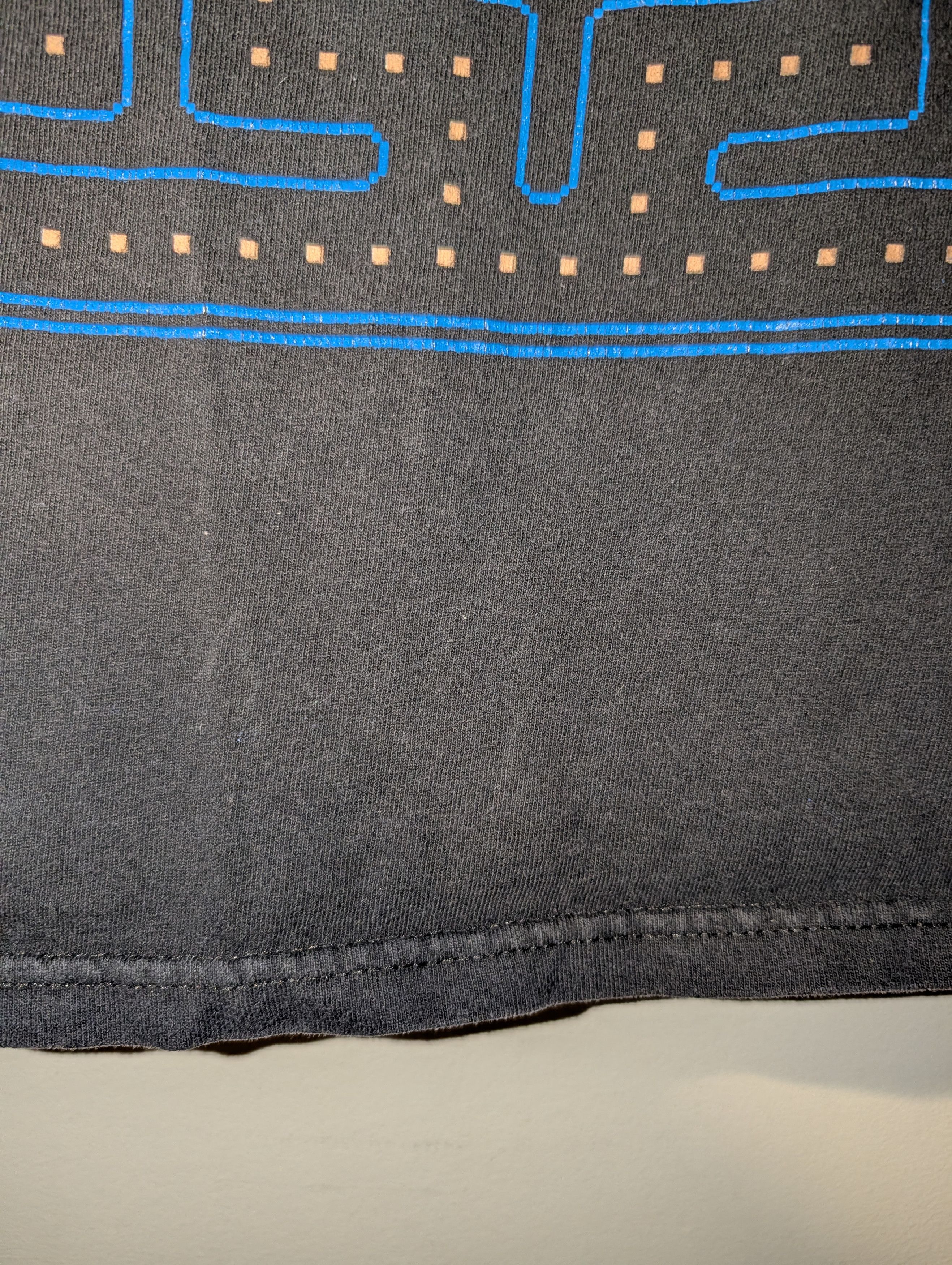 Playstation Vintage 2009 Pac-Man Video Game Maze Black Small T-Shirt Size US S / EU 44-46 / 1 - 5 Thumbnail
