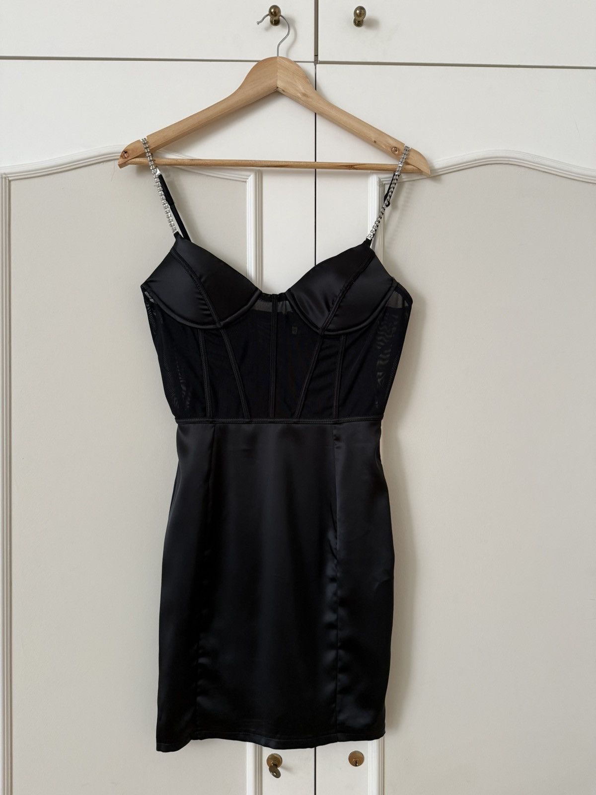 Designer × Vintage Mini Corset Dress Size S / US 4 / IT 40 - 1 Thumbnail