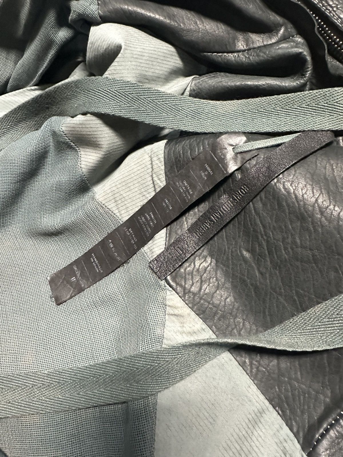 Boris Bidjan Saberi YAK LEATHER HOODED J2 Size US M / EU 48-50 / 2 - 10 Thumbnail