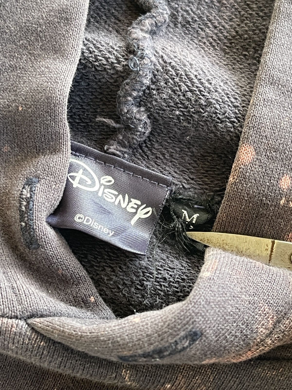 Disney Crazy Distressed Crewneck Hoodie Acid Wash Sweatshirt Size US M / EU 48-50 / 2 - 21 Thumbnail