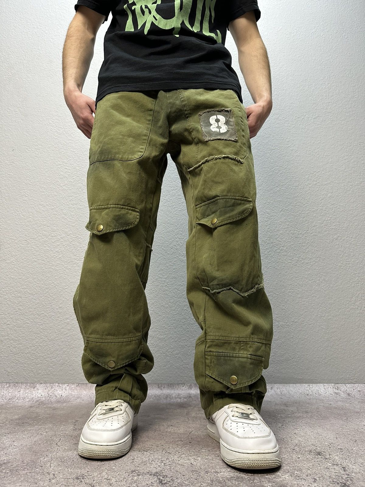 Junya watanabe コート archive y2k Vintage Junya Watanabe Archive Cargo Multipocket Pants Y2K