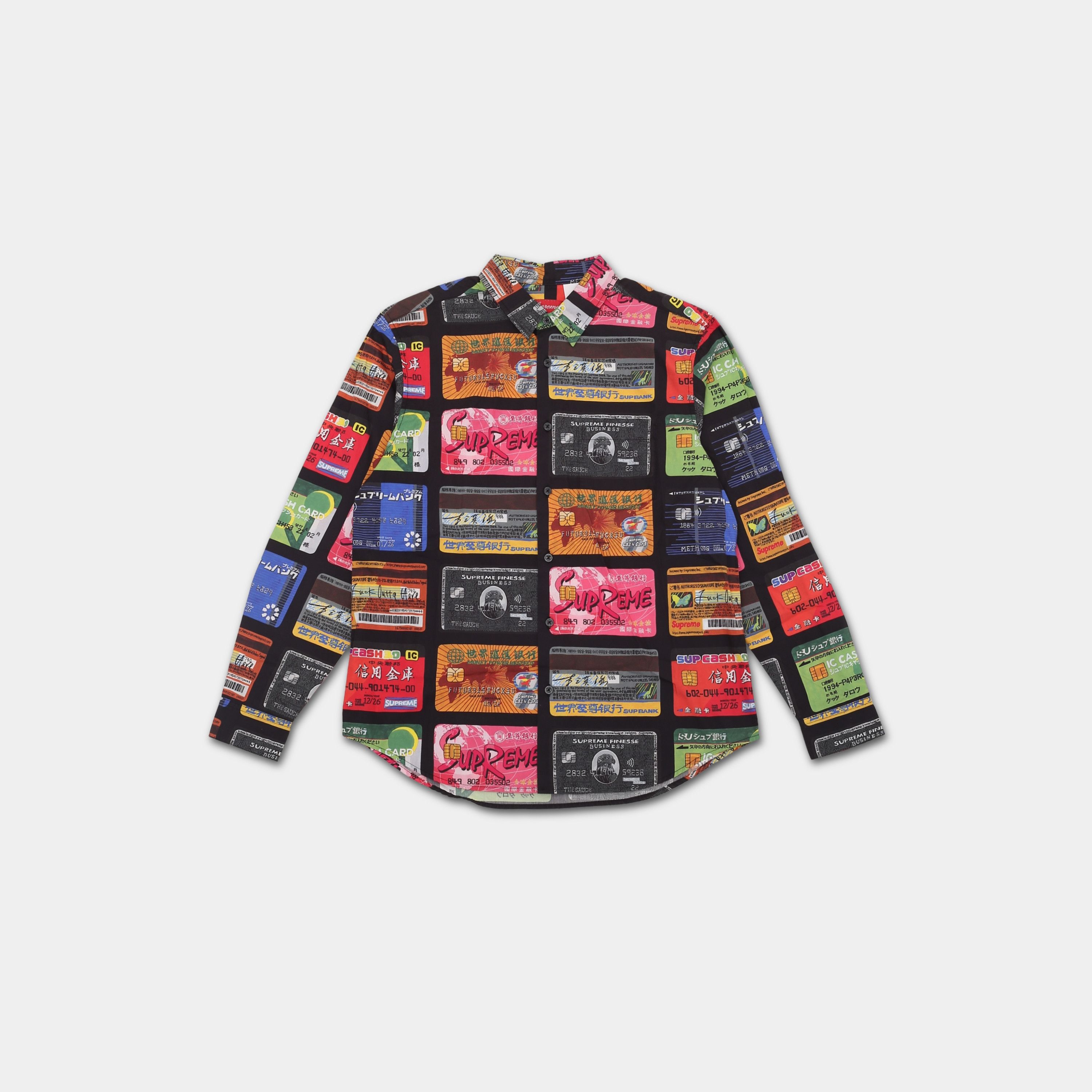 Supreme SUPREME Credit Cards Shirt Multicolor | Grailed