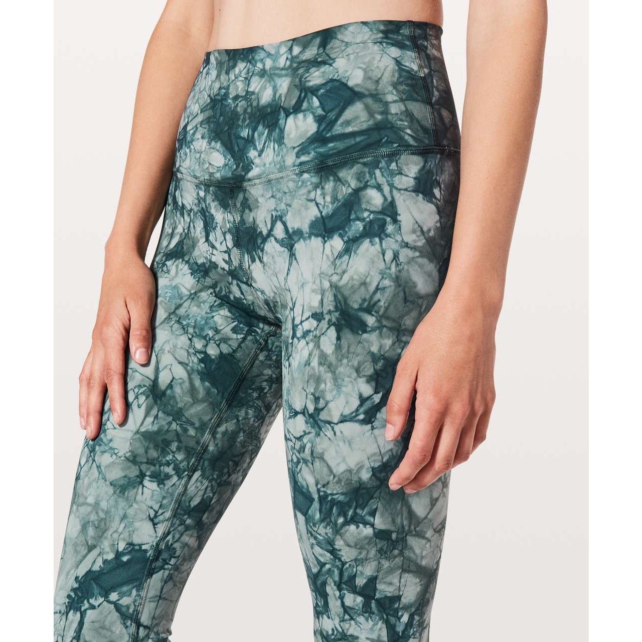 Lululemon Wunder Under Hi-Rise tight in Misty Moss Sea Steel Size 28" / US 6 / IT 42 - 2 Thumbnail