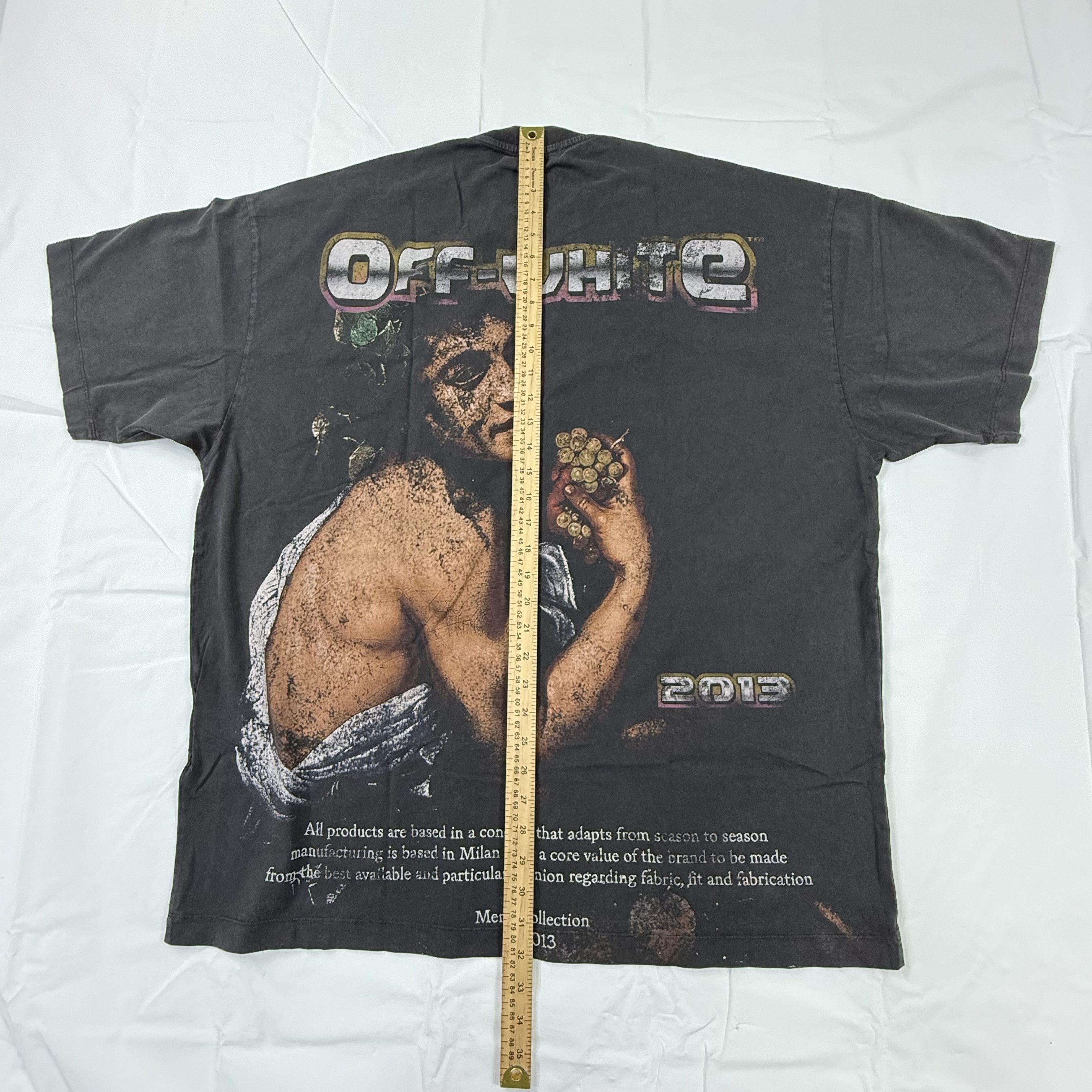 Off-White Off-White Virgil Abloh Caravaggio Bacchus Graphic T-Shirt Size US M / EU 48-50 / 2 - 3 Thumbnail