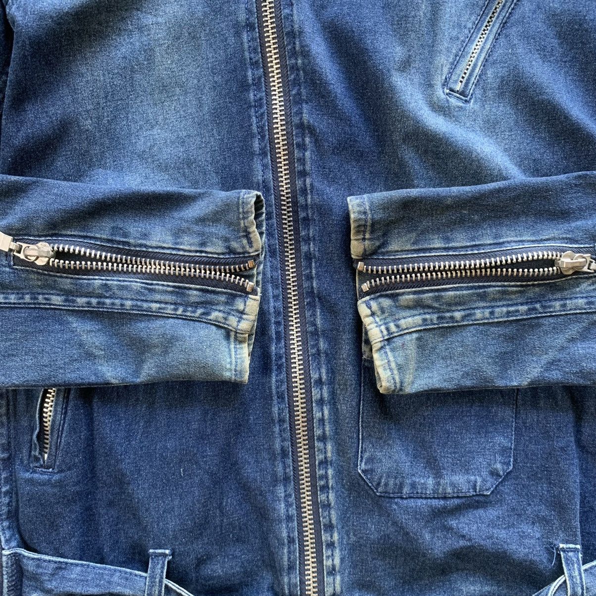 Japanese Brand Blue Tornado Japan Double Collar Punk Jacket Size US L / EU 52-54 / 3 - 6 Thumbnail