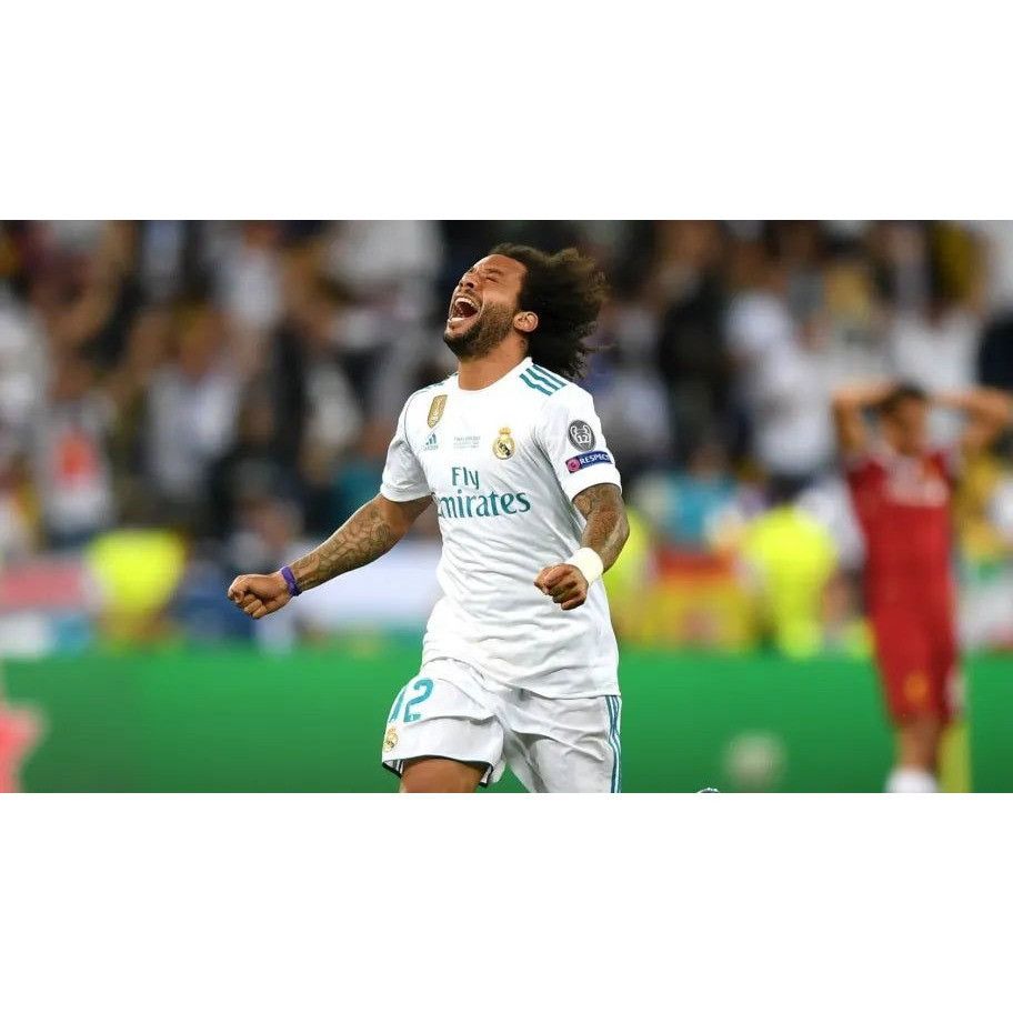 Adidas Marcelo Real Madrid 2017 2018 UEFA FINAL Soccer Jersey XL Size US XL / EU 56 / 4 - 10 Thumbnail