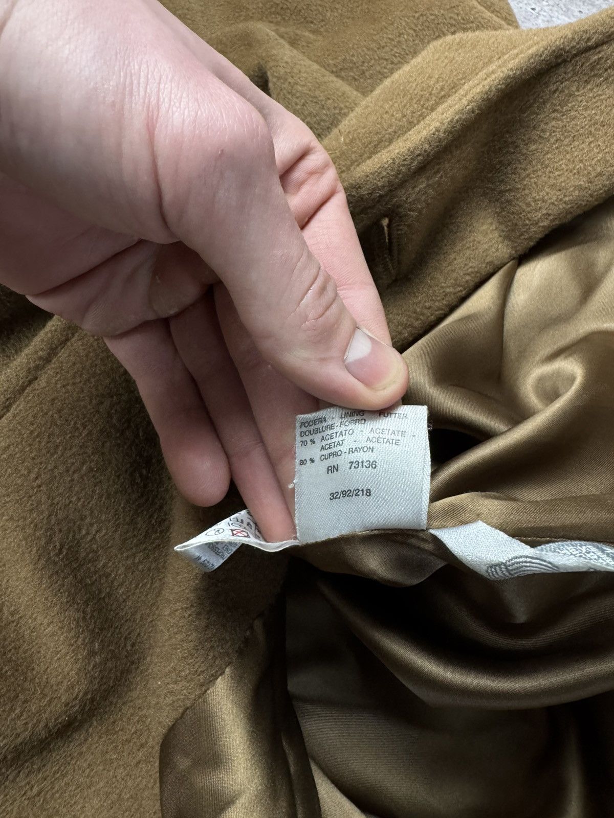 Max Mara 💥Vintage Max Mara Double Breasted Collar Virgin Wool Coat Size L / US 10 / IT 46 - 11 Thumbnail