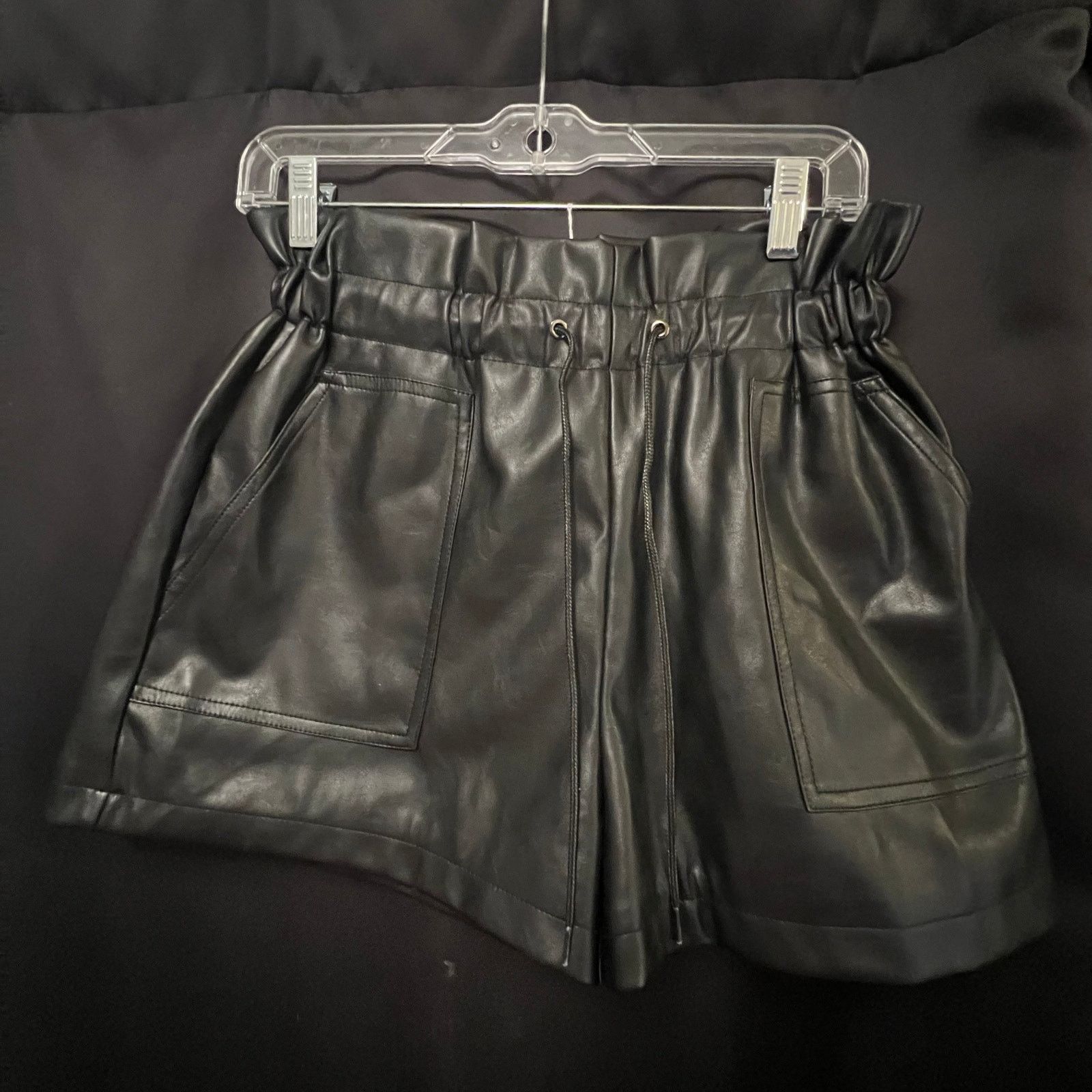 Other Spencer and Ella Frances Vegan Leather Shorts Size 26" / US 2 / IT 38 - 1 Thumbnail