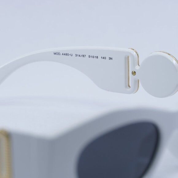 Versace 🕶️ New Versace VE4480U 314/87 Sunglasses - White Frame Size ONE SIZE - 6 Thumbnail