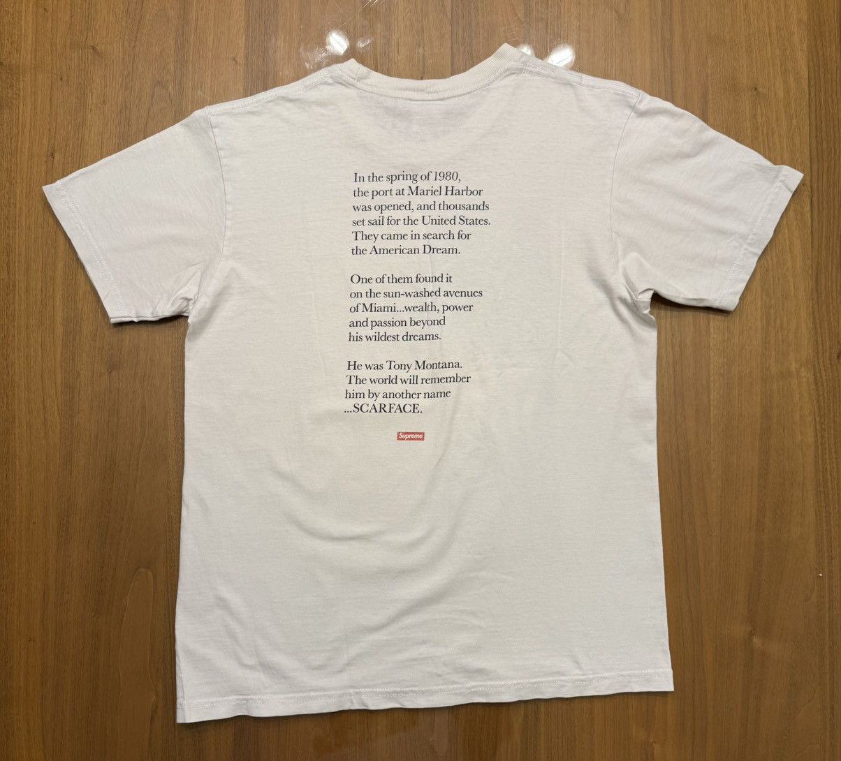 Supreme SUPREME SCARFACE SPLIT T SHIRT WHITE SIZE SMALL Size US M / EU 48-50 / 2 - 2 Thumbnail