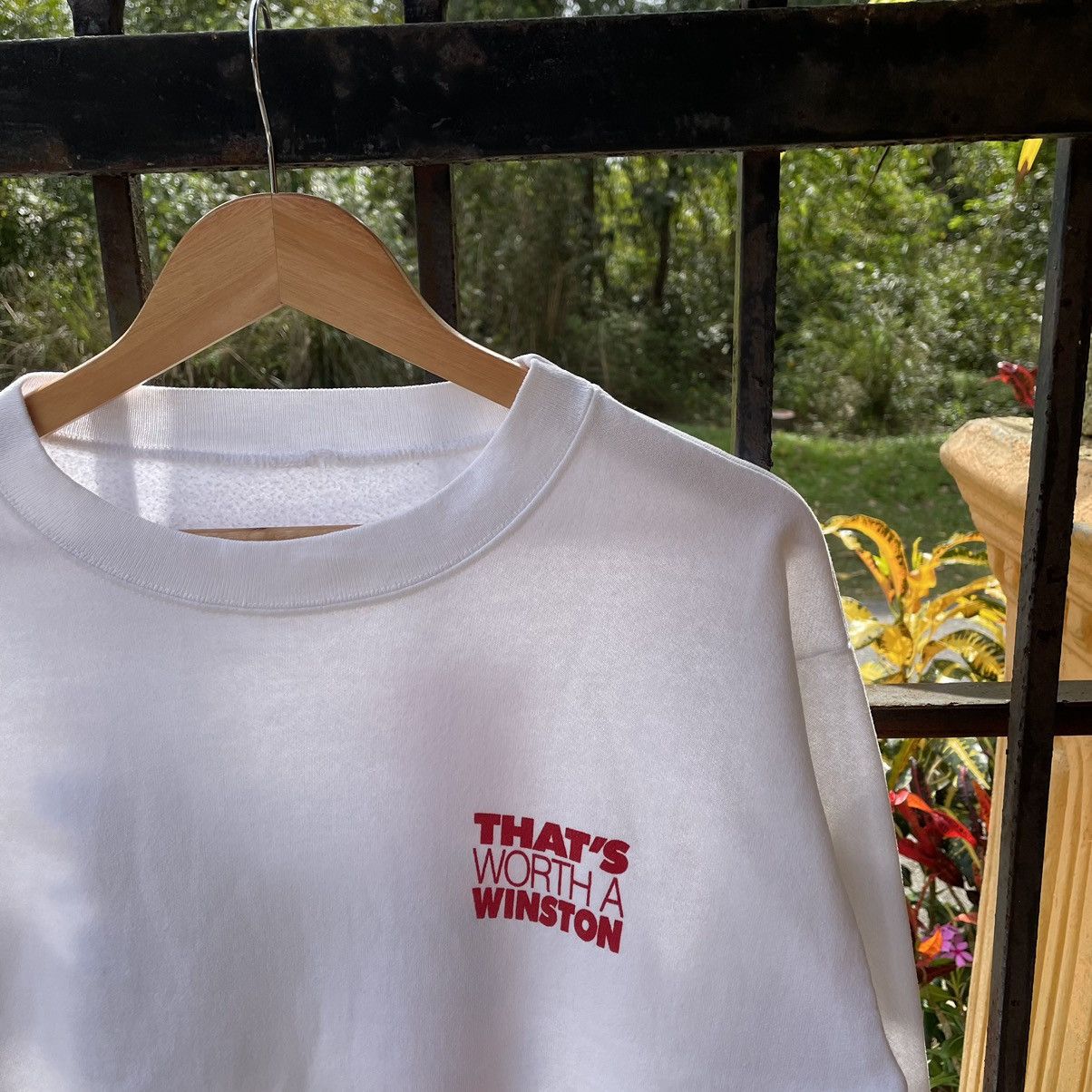 Vintage 🔥Vintage 1992 Winston Big Logo Design Sweatshirts Size US M / EU 48-50 / 2 - 3 Thumbnail