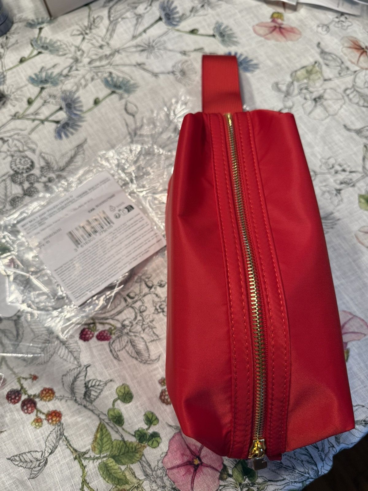 Burberry GWP Red Burberry Cosmetic Pouch Size ONE SIZE - 2 Thumbnail