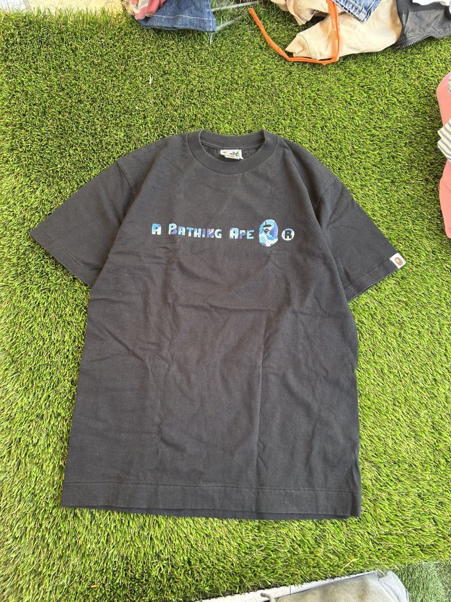 Bape BAPE CAMO ABC Spellout Black Tee Size US M / EU 48-50 / 2 - 2 Thumbnail