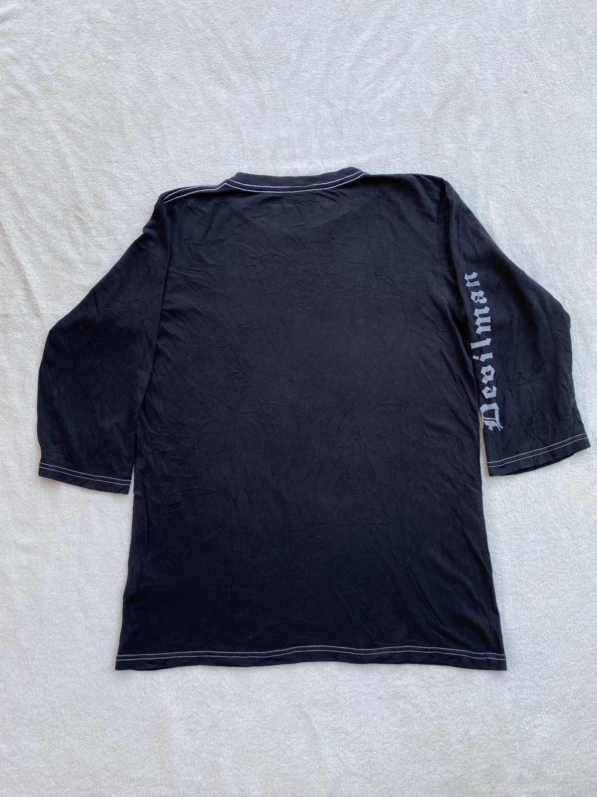 Anime × Japanese Brand × Vintage CREATURE FROM THE LIVING X DEVILMAN Reglan Tshirt Size US XS / EU 42 / 0 - 9 Thumbnail
