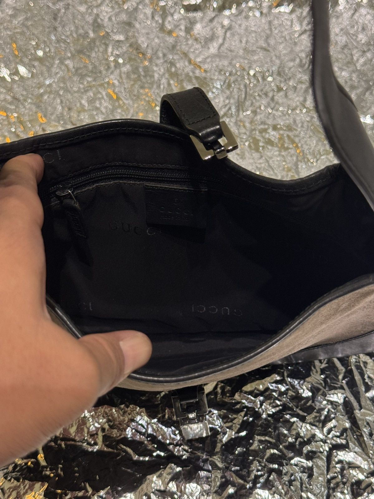 Gucci Gucci jackie velvet small shoulder bag Size ONE SIZE - 4 Thumbnail