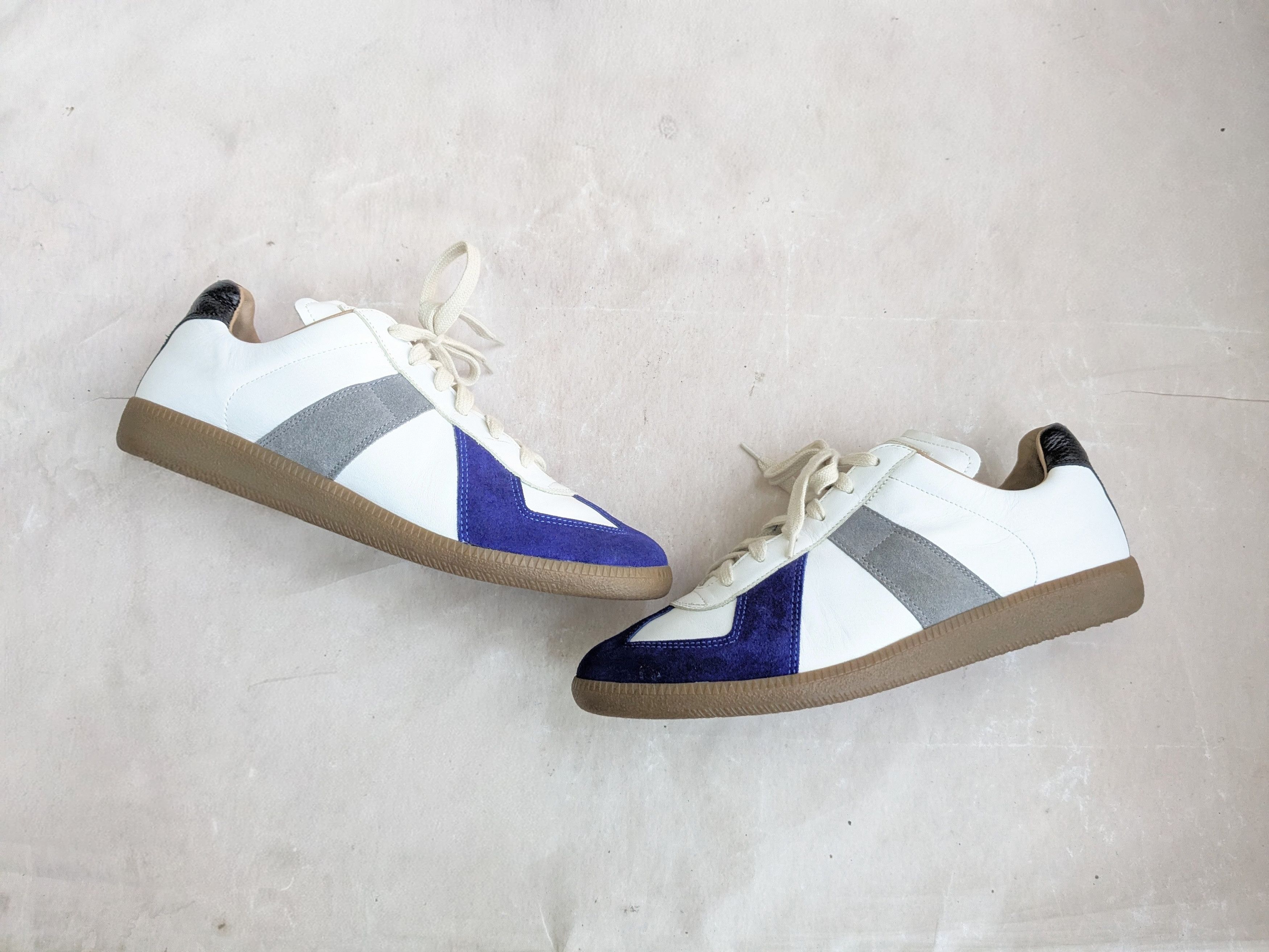 Maison Margiela Replica GAT 9.5 42.5 White Blue Gray