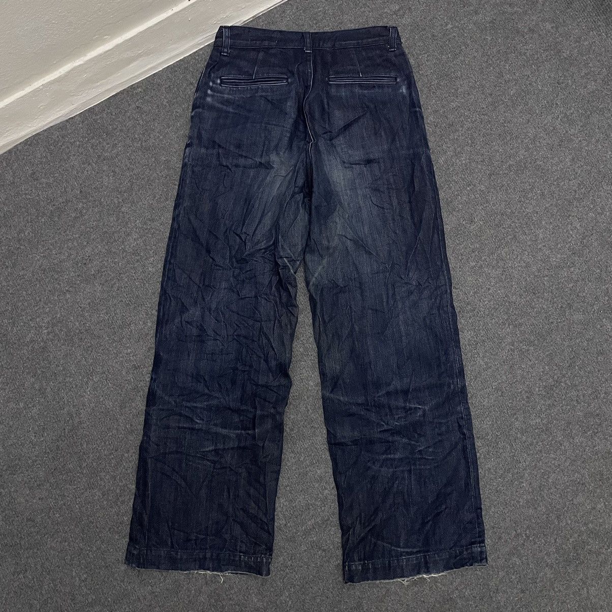 If Six Was Nine × Japanese Brand SINME Wide Leg Baggy Jeans Universal Zipper Made in Japan Size US 29 - 10 Thumbnail