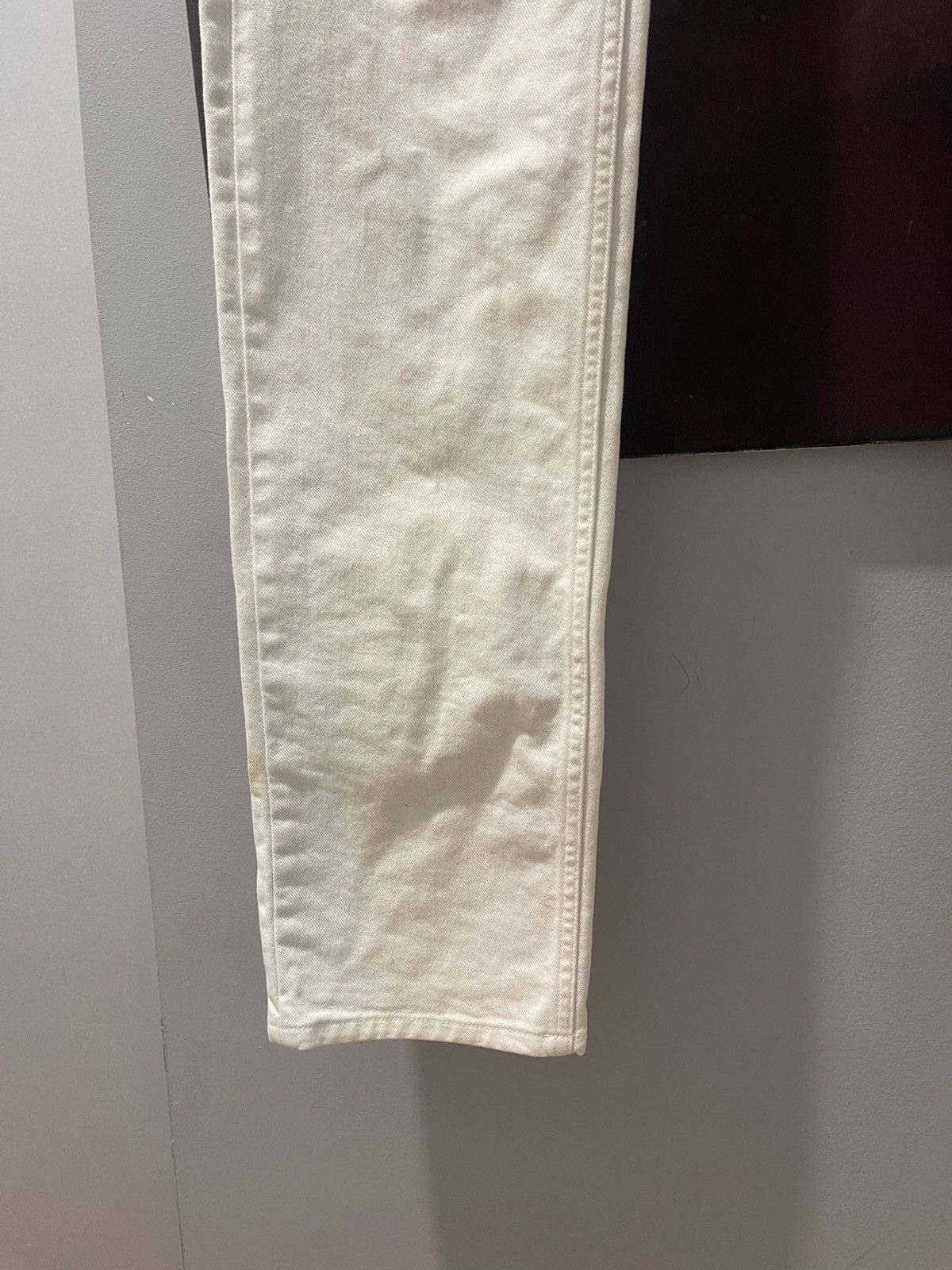 Maison Margiela Maison Margiela White jeans Size US 33 - 2 Thumbnail