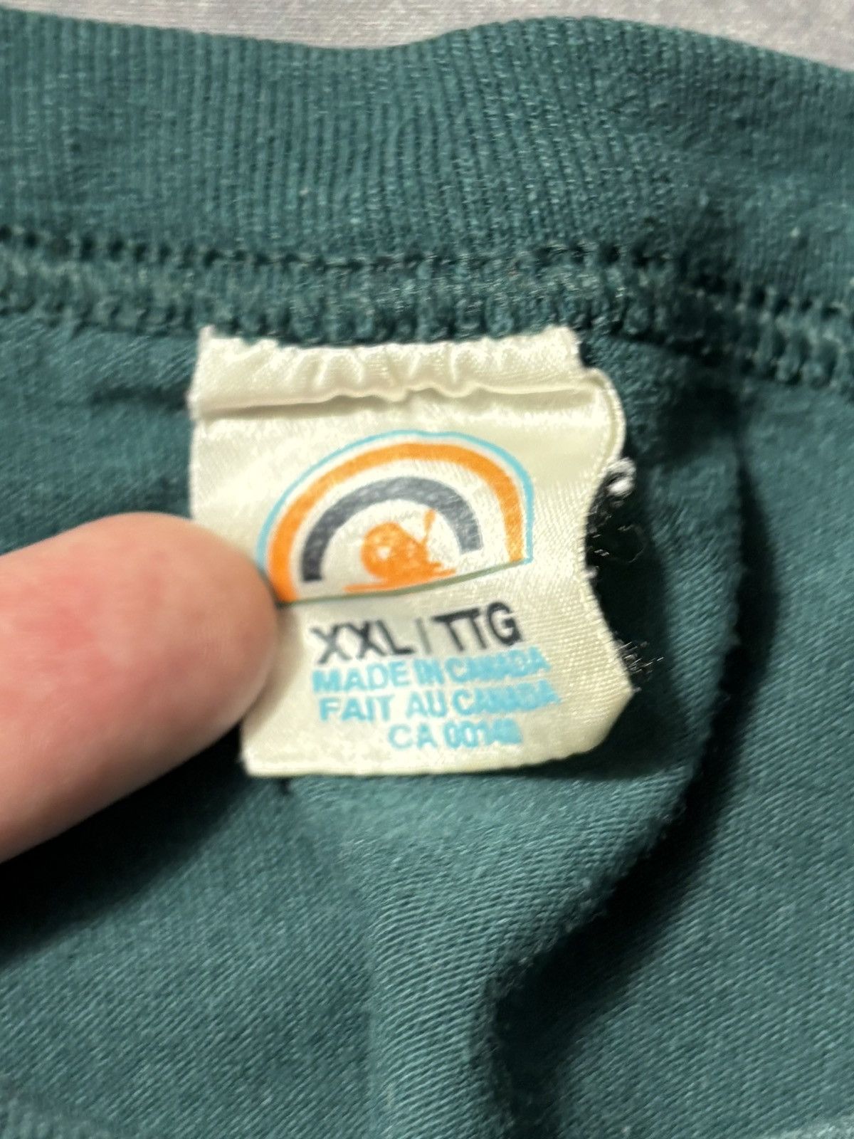 Vintage 80s Vintage Blank Tee Sun Faded Bleach Thrashed 90s Forrest Size US XL / EU 56 / 4 - 4 Thumbnail