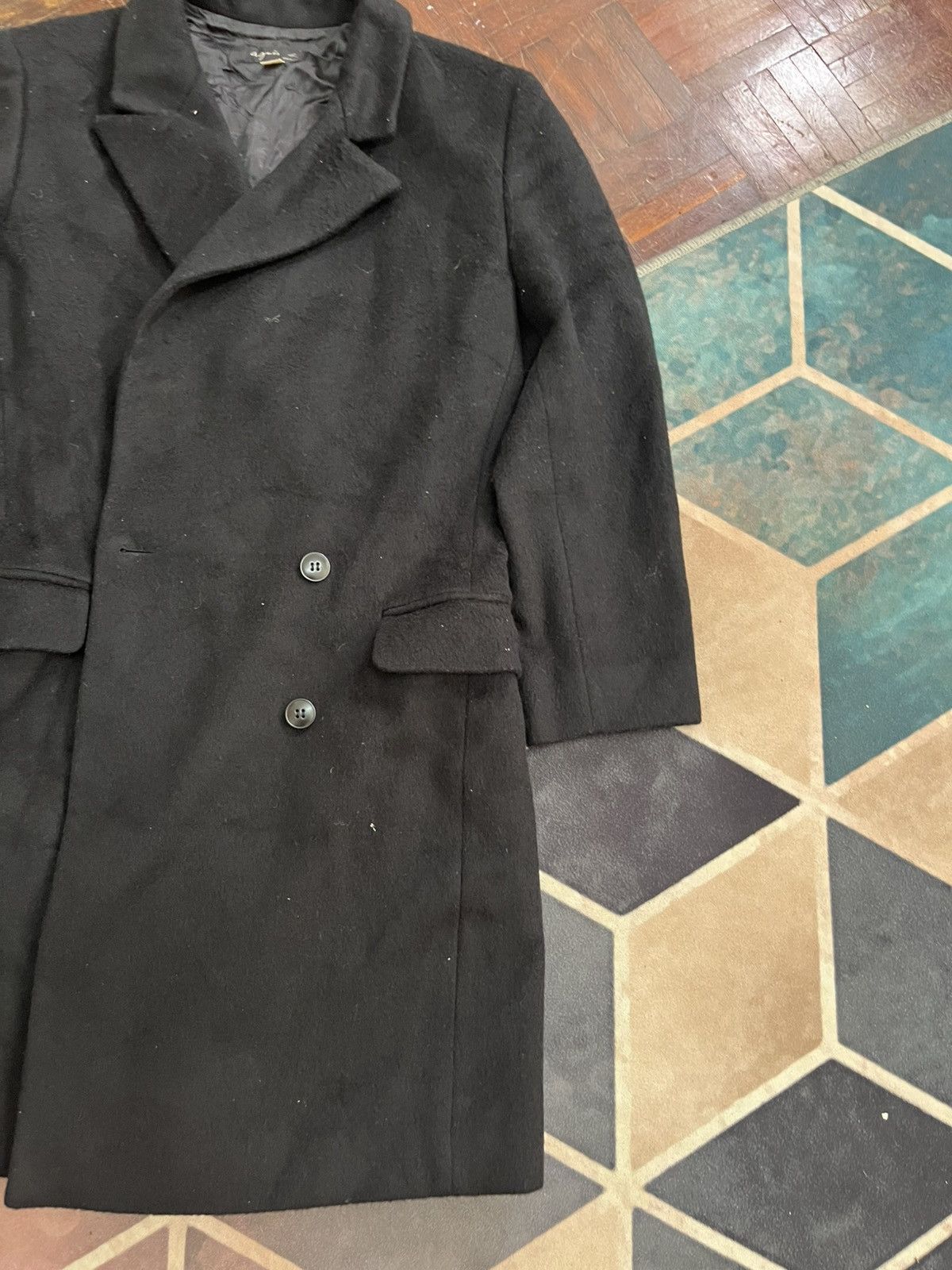 agnes b. vintage LUXURIOUS AGNES B DESIGNER WOOL PARKA Size S / US 4 / IT 40 - 4 Thumbnail