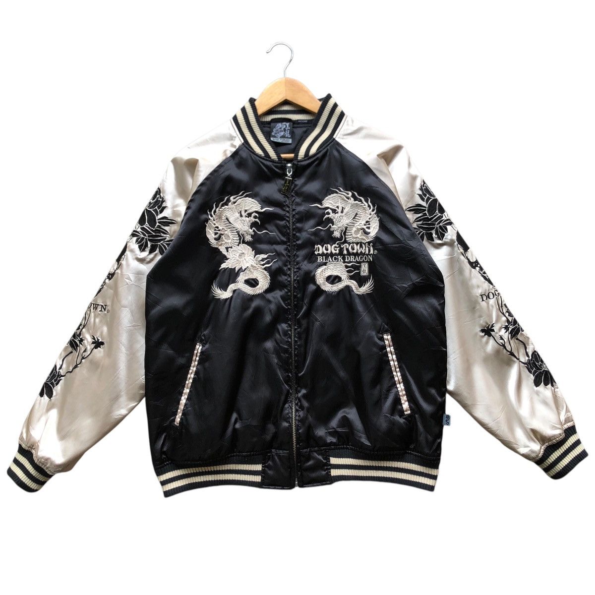 DOG TOWN BLACK DRAGON スカジャン 中古・古着通販】DOG TOWN (ドッグ タウン) スカジャン ブラック