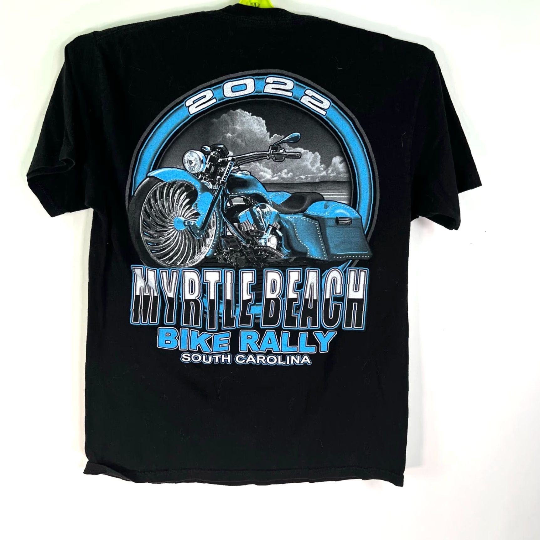Vintage Myrtle Beach Motorcycle Rally 2012 Adult Size M Black Distressed T-Shirt Mens Size US M / EU 48-50 / 2 - 5 Thumbnail