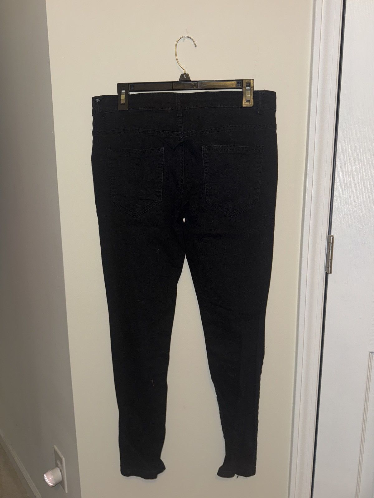 Other Black Distressed Jeans Size US 30 / EU 46 - 2 Thumbnail