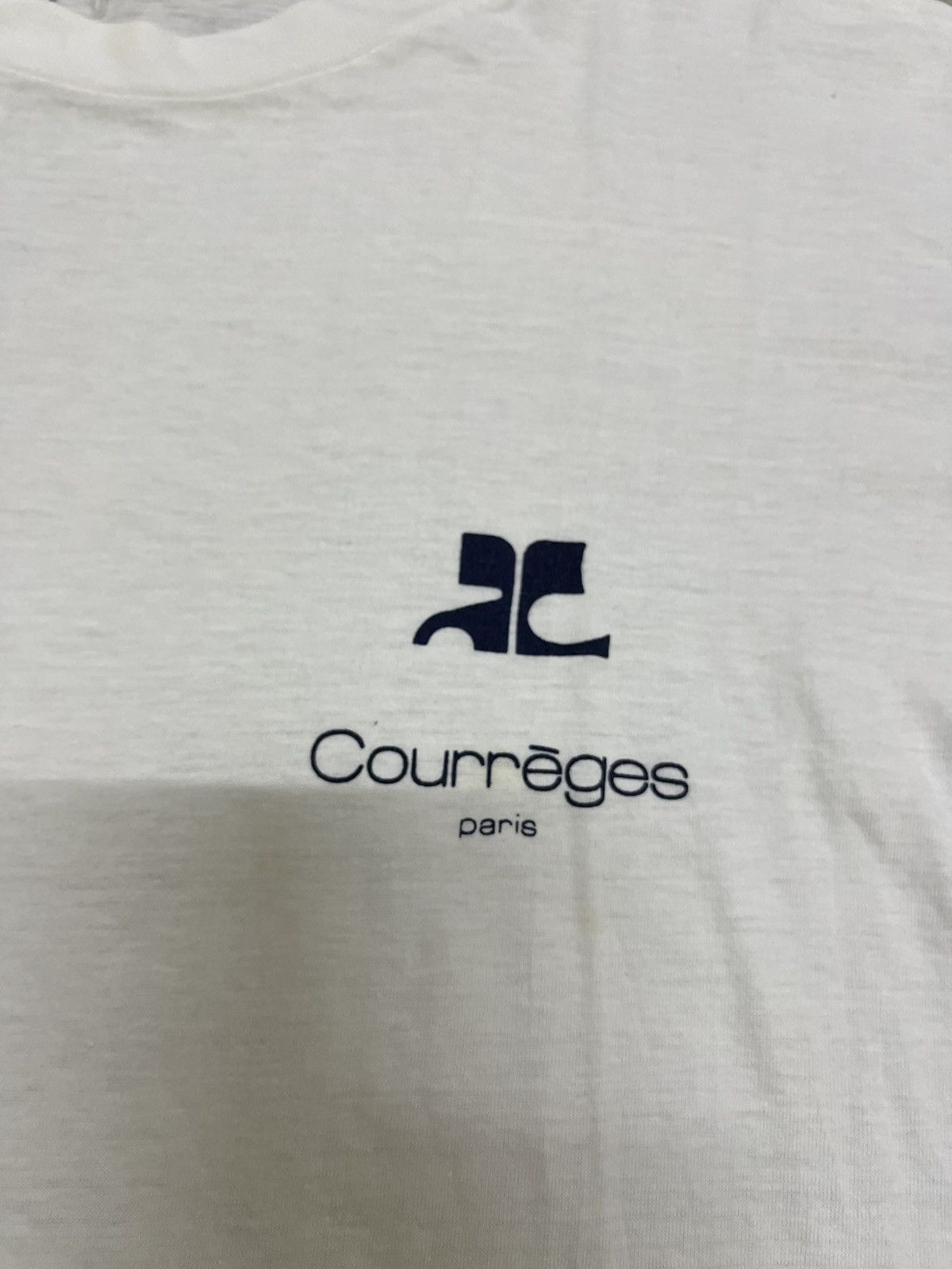 Courreges Vintage 80s single stitch courreges tshirt Size US L / EU 52-54 / 3 - 2 Thumbnail