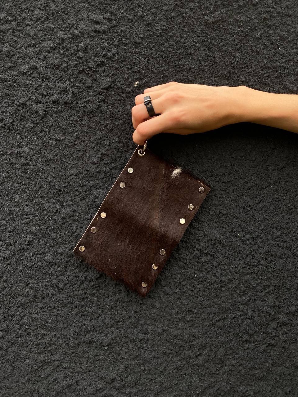 Handmade Cow leather Y2K wallet Size ONE SIZE - 3 Thumbnail